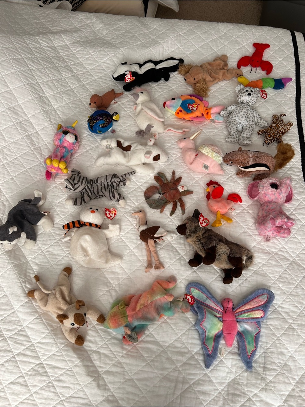 Beanie Babies stuffed animals lot
